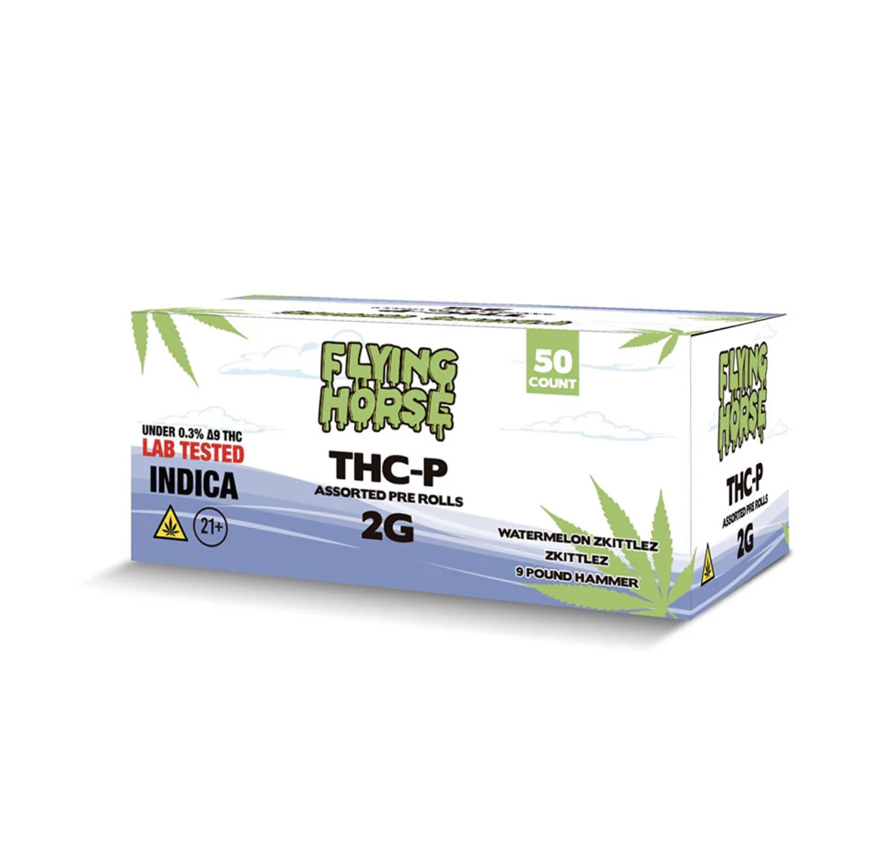 FLYING HORSE THCP TUBE 2GM PREROLL, FLYING HORSE, FLYING HORSE BRAND, FLYING HORSE FLAVORS