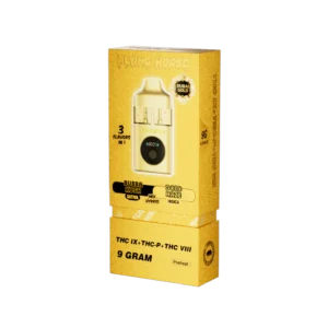 Flying Horse Dubai Gold 3 in 1 Disposable 9G, Flying Horse Disposable Vape, Flying Horse Cart Near Me, Flying Horse Flavors